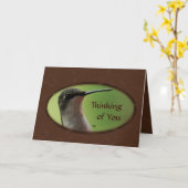 Hummer oval-fertigen jede mögliche Gelegenheit Karte (Gelbe Blume)