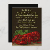 Hummer Party Dinner oder BYOL Einladung (Vorne/Hinten)