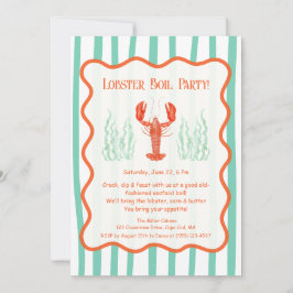 Hummer-Party Einladung - Summer Seafood Boil