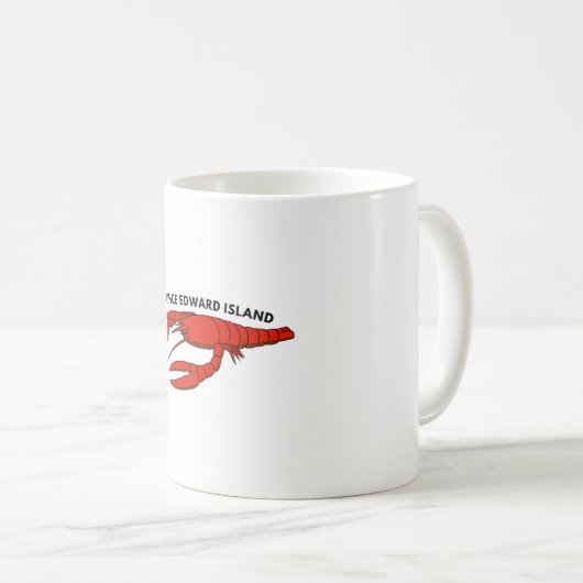 Hummer-PEI-Tasse Kaffeetasse (VorderseiteRechts)