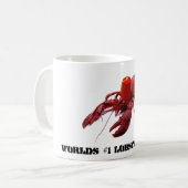 Hummer Petter der Welt#1 Kaffeetasse (Vorderseite Links)