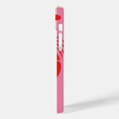 Hummer Pop Bold Krustentiere auf Candy-Streifen Case-Mate iPhone Hülle (Rückseite / Links)