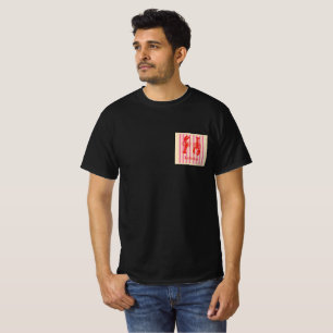 Hummer Pop Bold Krustentiere auf Candy-Streifen T-Shirt