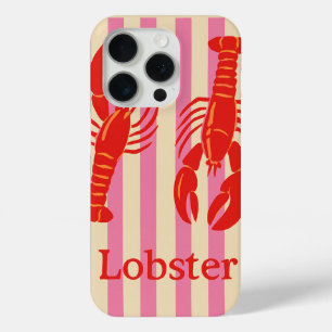Hummer-Pop Krustentiere auf Candy Stripes Case-Mate iPhone Hülle