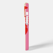 Hummer-Pop Krustentiere auf Candy Stripes Case-Mate iPhone Hülle (Rückseite / Links)