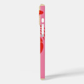 Hummer-Pop Krustentiere auf Candy Stripes Case-Mate iPhone Hülle (Rückseite / Links)