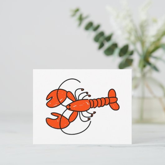 Hummer Postkarte (Stehend Vorderseite)