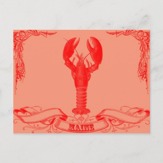 Hummer Postkarte (Vorderseite)