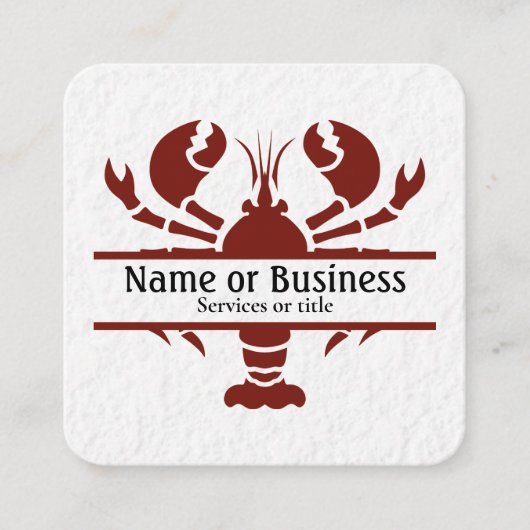 Hummer Quadratische Visitenkarte (Vorderseite)