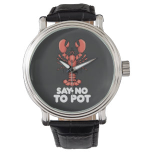 Hummer sagt nein zum Pot Armbanduhr
