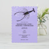 Hummer-Saitenfisch Einladung (Stehend Vorderseite)