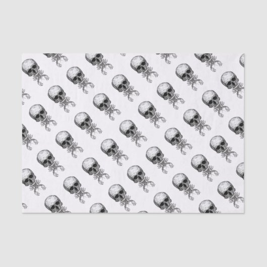 Hummer-Schädel Seidenpapier (Vorderseite)