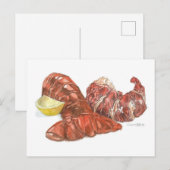 Hummer-Schwanz-Kunstpostkarte Postkarte (Vorne/Hinten)