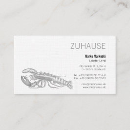 Hummer schwarz und weiß visitenkarte