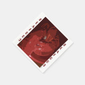 Hummer Seafood Graphics Serviette (Ecke)