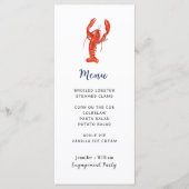 Hummer Seafood Party Menu Card Menükarte (Vorderseite)
