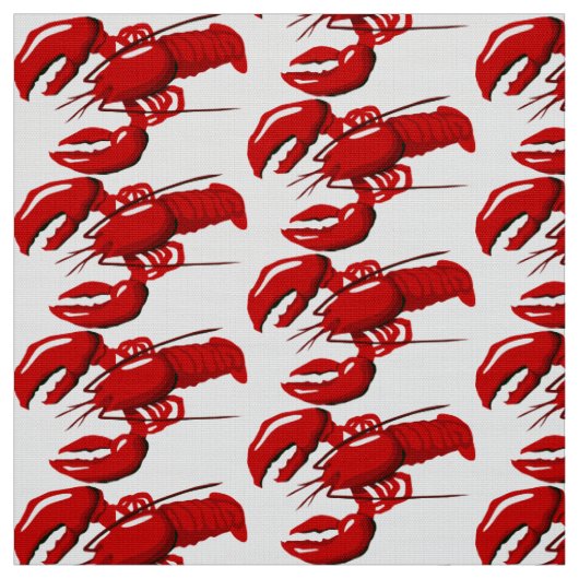 Hummer Seafood Stoff (Muster)