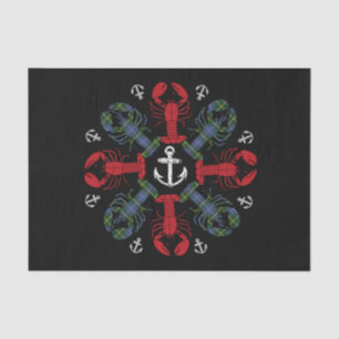 Hummer Snowflake Anchor N.S. Weihnachtszeitung Seidenpapier