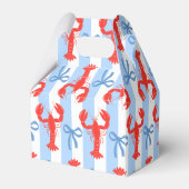 Hummer-Sommermonat Nautische Einladung Geschenkschachtel (Rückseite)