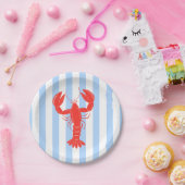 Hummer-Sommermonat Nautische Einladung Pappteller (Party)