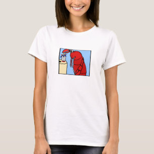Hummer Spagetti Bügel-Trägershirt T-Shirt