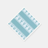 Hummer-Streifen Serviette (Ecke)