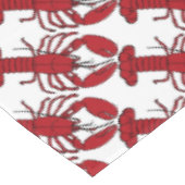 Hummer Tablettenfeder Retro Tischdecke (Schrägansicht)