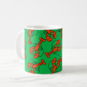 Hummer-Tapete Kaffeetasse (Vorderseite Links)