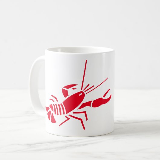 Hummer-Tasse Kaffeetasse (Vorderseite Links)