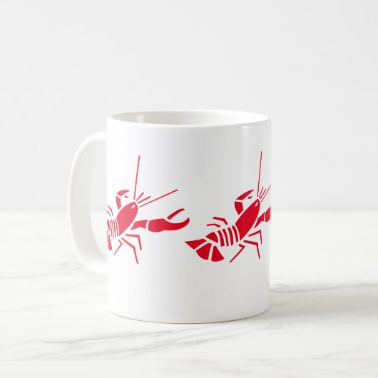 Hummer-Tasse Kaffeetasse (Vorderseite Links)