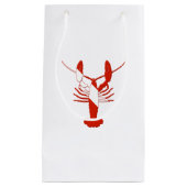 Hummer-Tauchen-Silhouette Kleine Geschenktüte (Vorderseite)