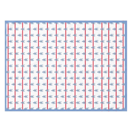 Hummer Topiary Ginger Jars Stripe Tableclout Tischdecke (Vorderseite (Horizontal))