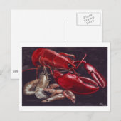 Hummer und Garnelen Postkarte (Vorne/Hinten)