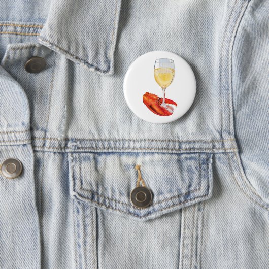Hummer und Wein Button (Beispiel)