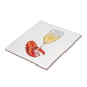 Hummer und Wein Fliese (Seite)