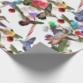 Hummer und Zuckerstangen Geschenkpapier (Ecke)