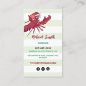 Hummer Visitenkarte (Rückseite)