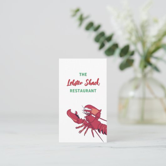 Hummer Visitenkarte (Stehend Vorderseite)