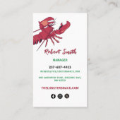 Hummer Visitenkarte (Rückseite)