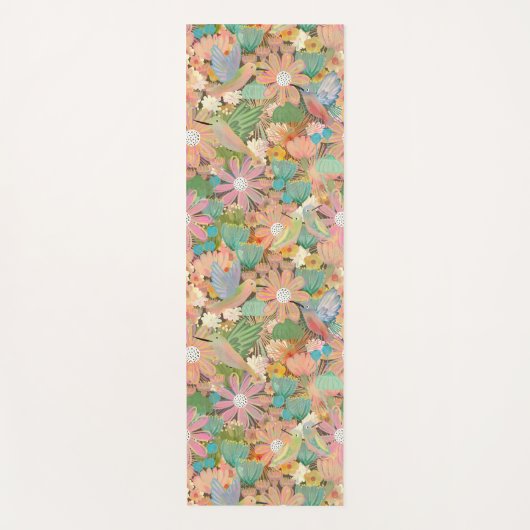 Hummer Vogelgarten Yogamatte (Vorderseite)