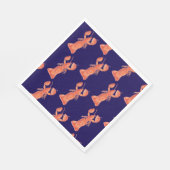 Hummer-Wasserfarben-Muster-Hochzeit Serviette (Ecke)