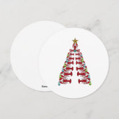 Hummer Weihnachtskarte Feiertagskarte (Vorne/Hinten)