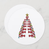 Hummer Weihnachtskarte Feiertagskarte (Vorne/Hinten)