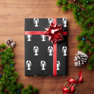 Hummer, weißer schwarzer Hintergrund Geschenkpapier