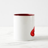 Hummer Zweifarbige Tasse (Mittel)
