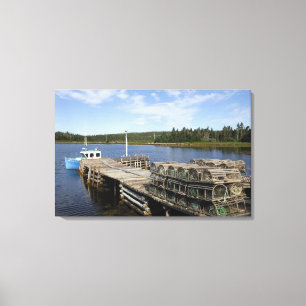 Hummerboat, Mushaboom, Nova Scotia, Kanada Leinwanddruck