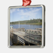 Hummerboat, Mushaboom, Nova Scotia, Kanada Ornament Aus Metall (Links)
