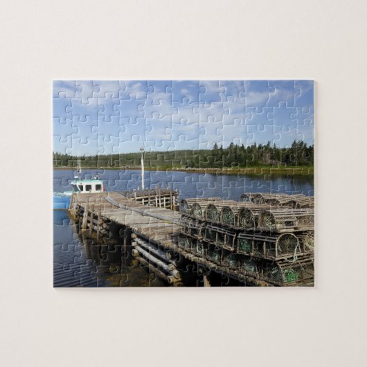 Hummerboat, Mushaboom, Nova Scotia, Kanada Puzzle (Horizontal)