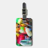 Hummerbojen im Bass Harbour Gepäckanhänger (Vorderseite vertikal)