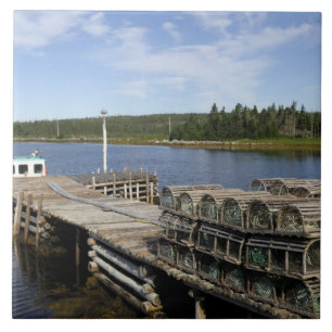 Hummerboot, Mushaboom, Nova Scotia, Kanada Fliese